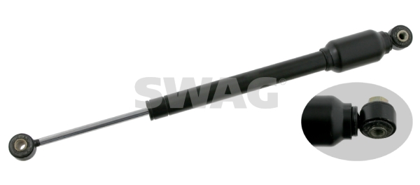 SWAG 30 92 7613 Αμορτισέρ τιμονιού μπροστινός άξονας for AUDI